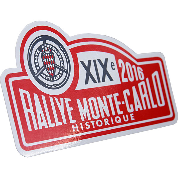 Rally Monte Carlo Histrique 2016 Logo Sticker