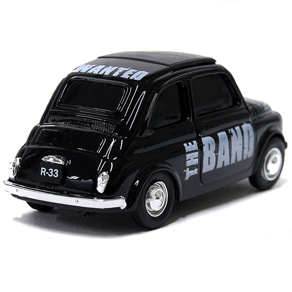 FIAT 500 Miniature Model with Lupin The 3rd-Black-