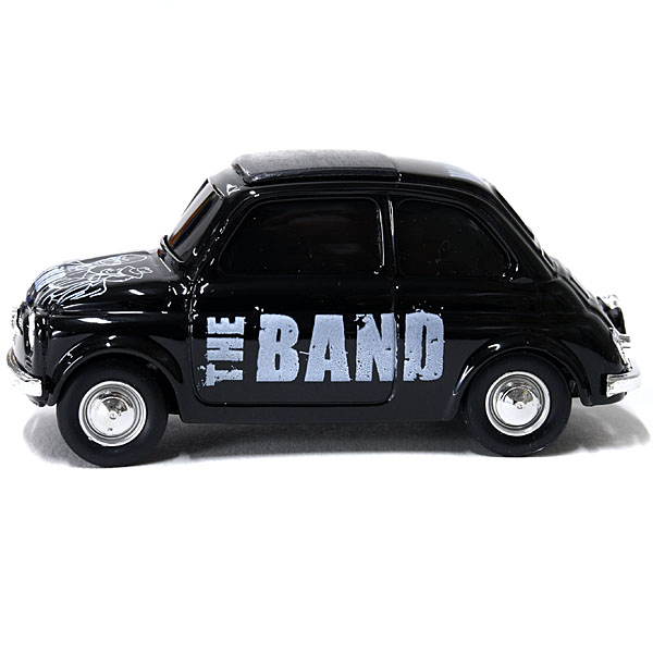 FIAT 500 Miniature Model with Lupin The 3rd-Black-