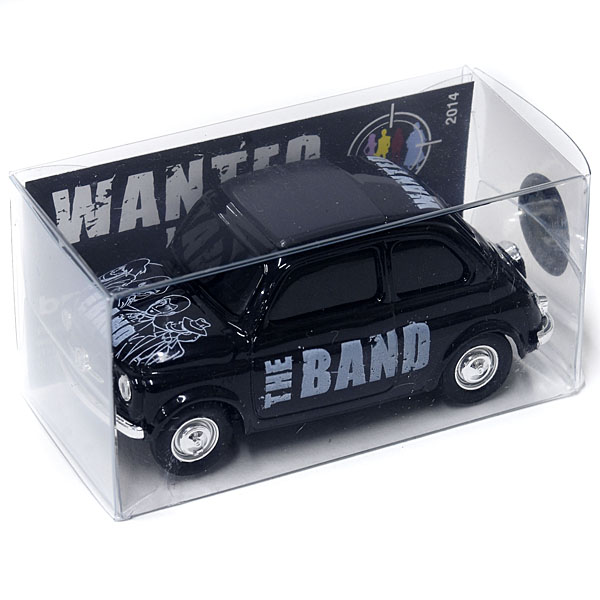 FIAT 500 Miniature Model with Lupin The 3rd-Black-