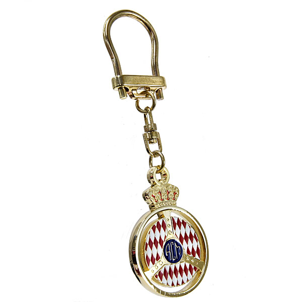 AUTOMOBILE CLUB DE MONACO Official Keyring(Gold)