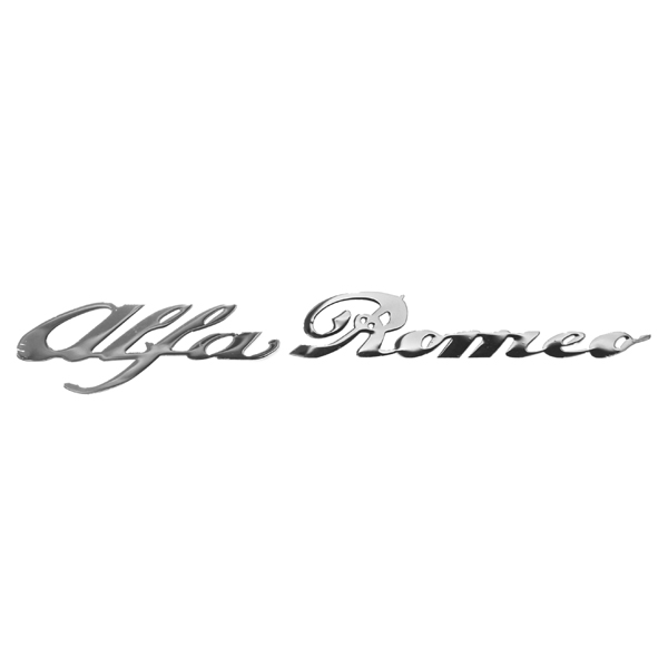 Alfa Romeoロゴメタルステッカー(耐熱タイプ/クローム)