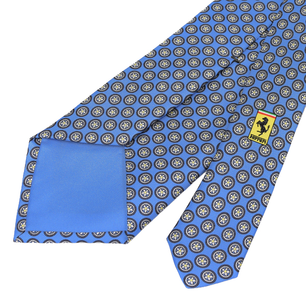 Ferrari Neck Tie(wheel/Blue)