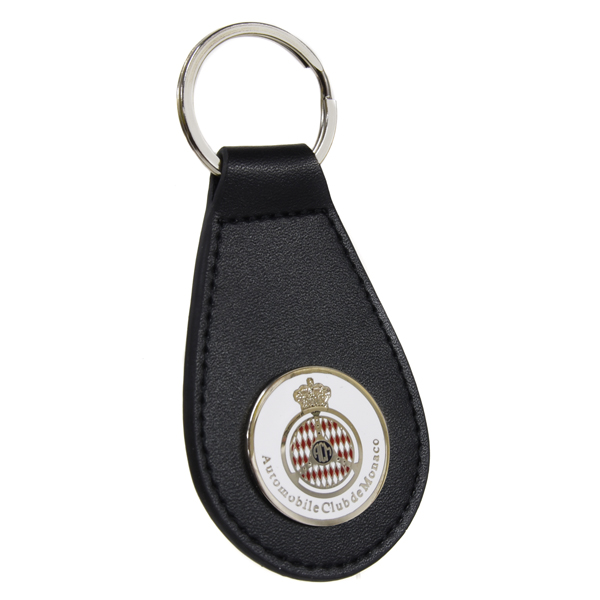 AUTOMOBILE CLUB DE MONACO Leather Keyring