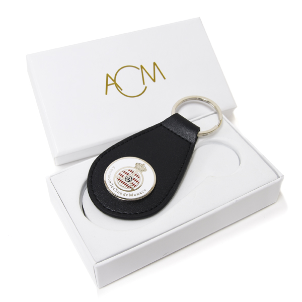 AUTOMOBILE CLUB DE MONACO Leather Keyring