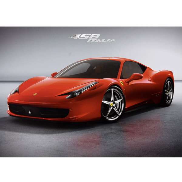 Ferrari 458 ITALIA Promotion Card