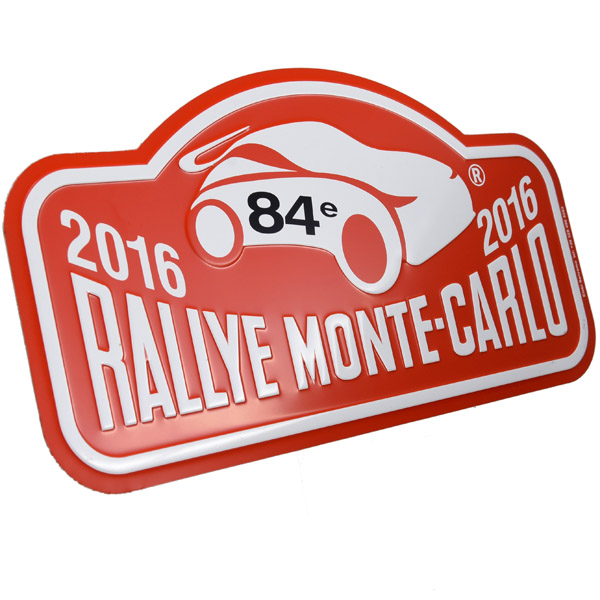 Rally Monte Carlo 2016オフィシャルメタルプレート(Large)