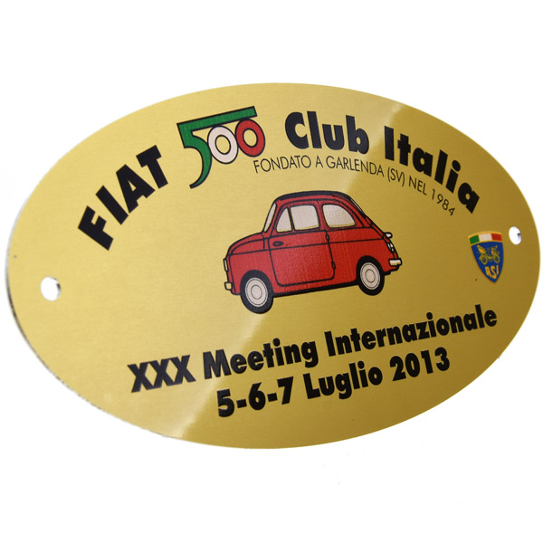 FIAT 500 CLUB ITALIA 2013 Meeting Pin Badge