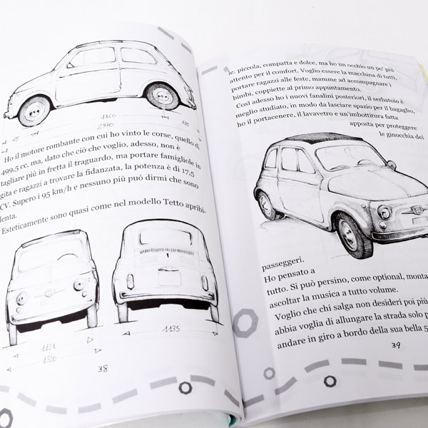500 disegni book by FIAT 500 CLUB ITALIA