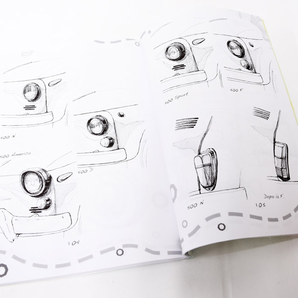 500 disegni book by FIAT 500 CLUB ITALIA