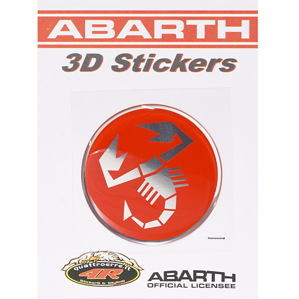 ABARTH 3D SCORPIONE Sticker(diamm.60mm)
