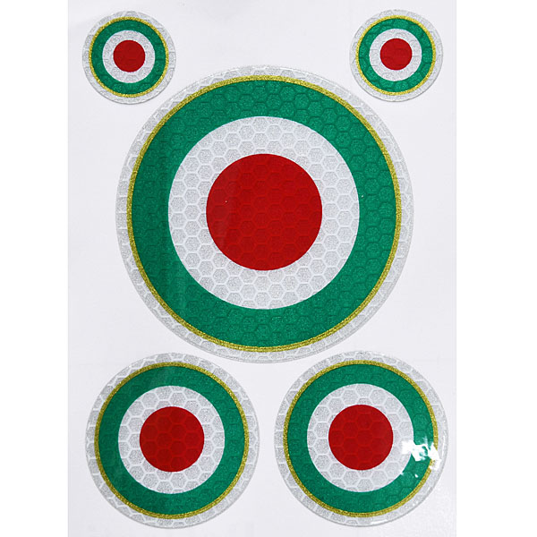 Italian Round Shaped Stickers Set