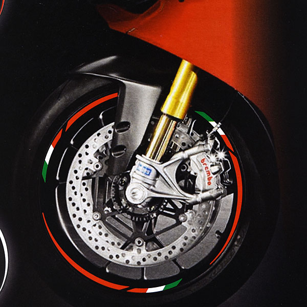 Wheel Rim Tricolor Stickers