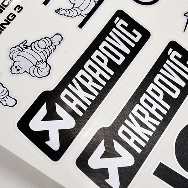 Sponsors Stickers Set(Black & Silver)