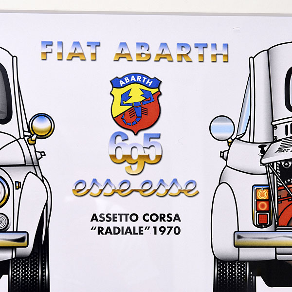 FIAT ABARTH 1000 esseesse Poster with Frame