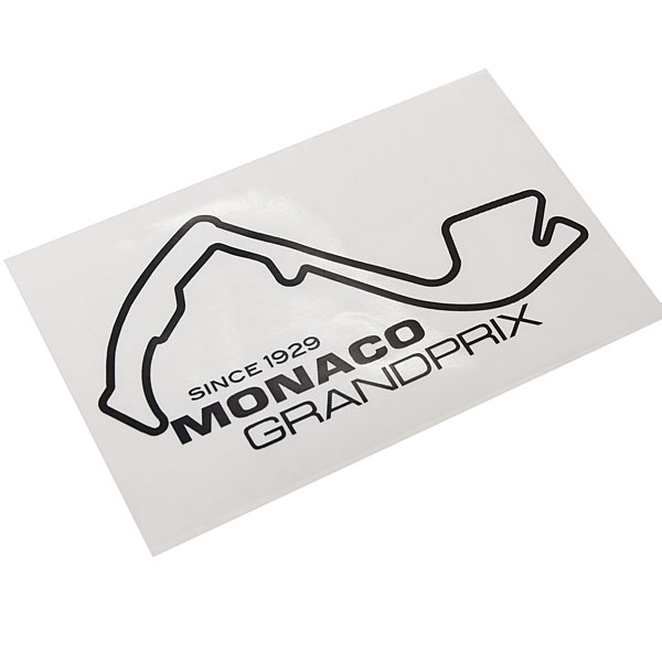 MONACO Grand Prix Official Sticker (Black)