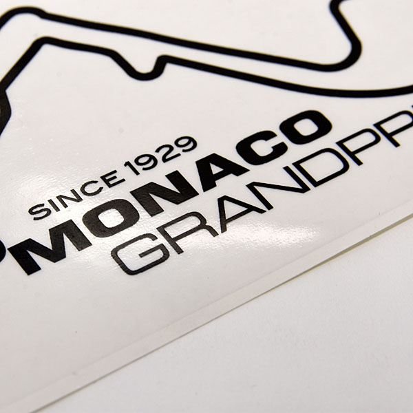 MONACO Grand Prix Official Sticker (Black)