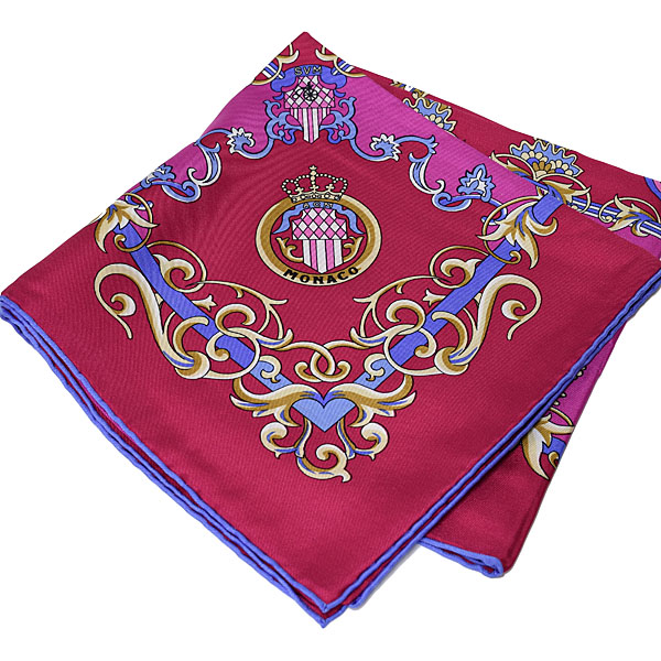 AUTOMOBILE CLUB DE MONACO Official Silk Scarf(Pink)