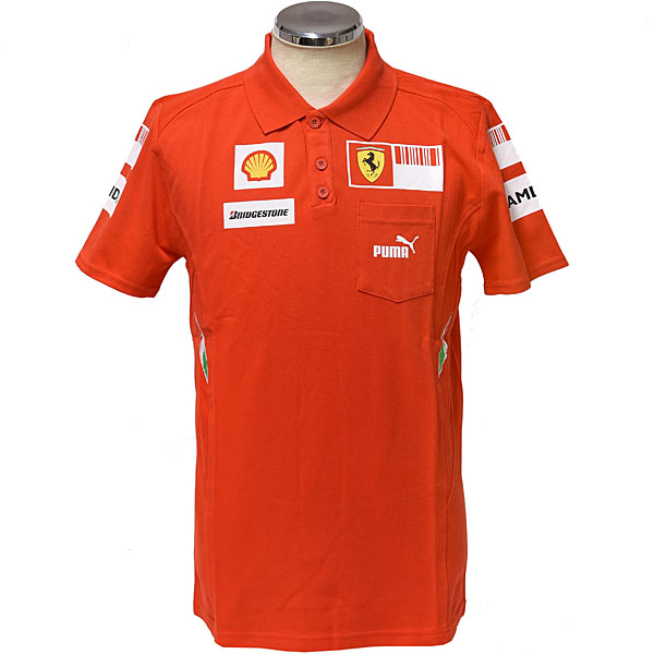 Scuderia Ferrari 2008ティームスタッフ用ポロシャツ(2008シーズン後半用)