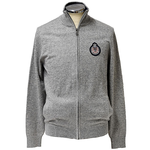 AUTOMOBILE CLUB DE MONACO Official Zip Up Knitted Felpa (Gray)