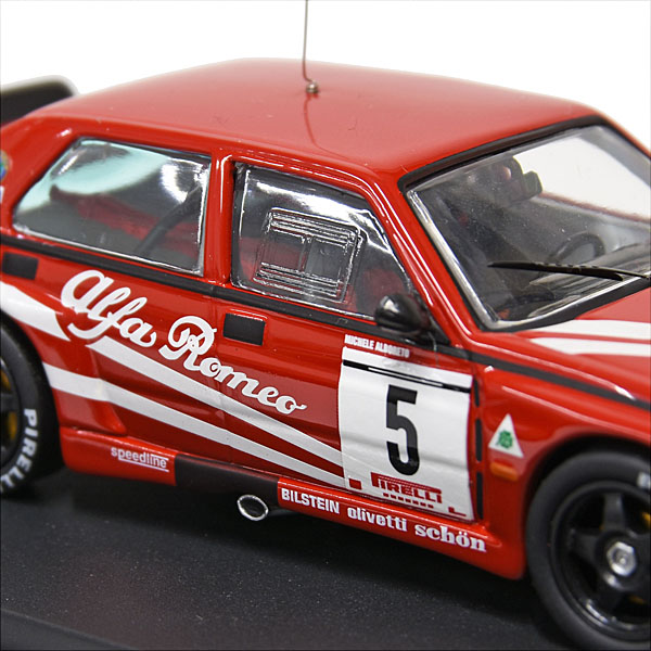 1/43 Alfa Romeo 75 Evoluzione Rally Monza 1988 Miniature Model(No.5/M.Alboreto)