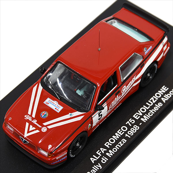 1/43 Alfa Romeo 75 Evoluzione Rally Monza 1988 Miniature Model(No.5/M.Alboreto)