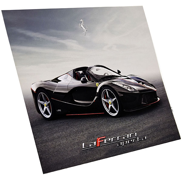 La Ferrari Aperta Presentation card