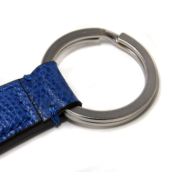 Ferrari Leather Keyring(Blue)