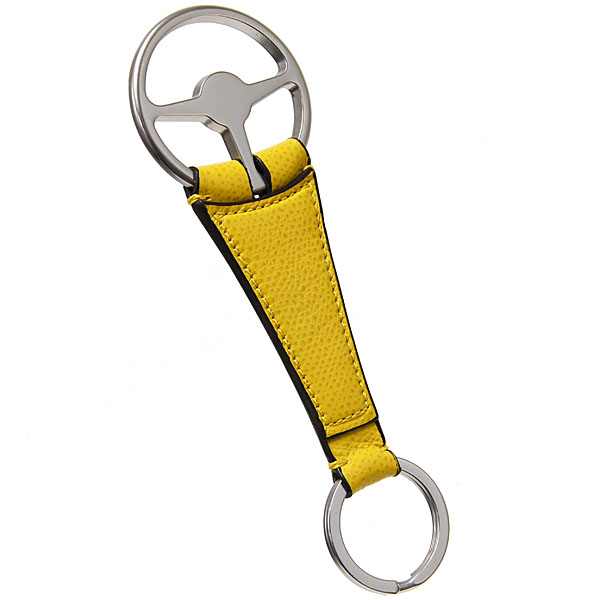 Ferrari Leather Keyring(Yellow)