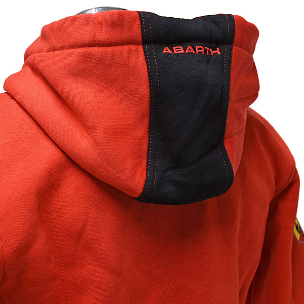 ABARTH Zip Up Hooded Felpa(Technical/Red)