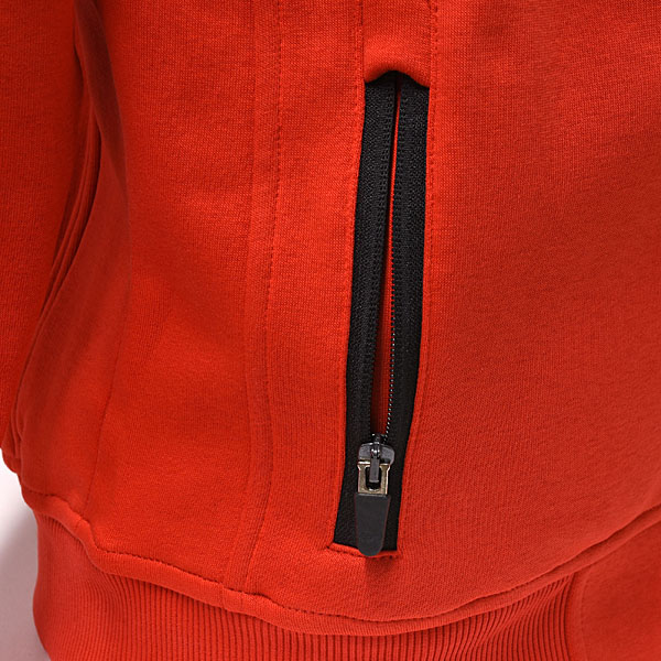 ABARTH Zip Up Hooded Felpa(Technical/Red)