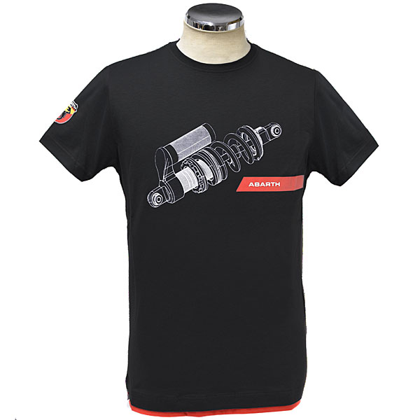 ABARTH T-Shirts(Technical/Suspension)Black