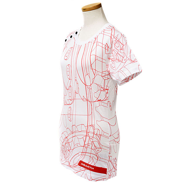 ABARTH T-Shirts(Technical/White)for women