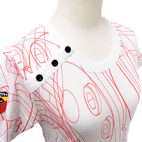 ABARTH T-Shirts(Technical/White)for women