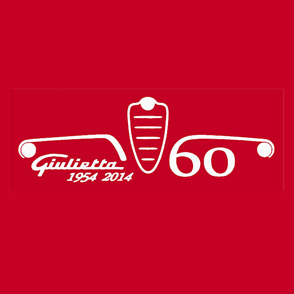 Alfa Romeo Giulietta 60 anni Memorial Sticker by RIA(Registro Italiano Alfa Romeo)