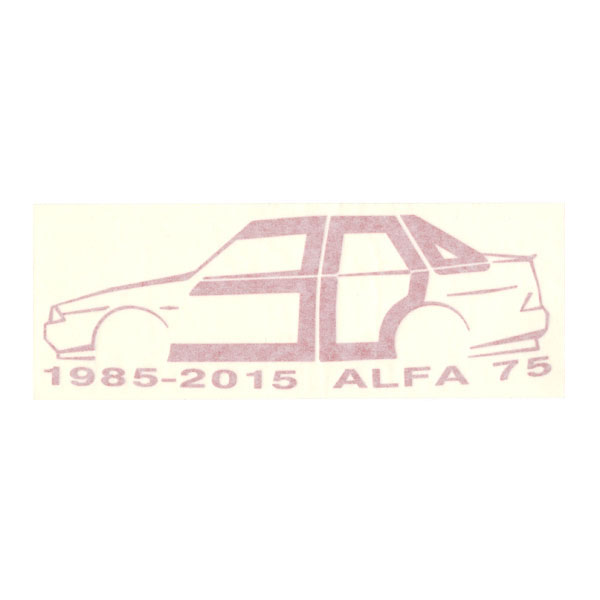 Alfa Romeo 75 30ǯǰƥå(å) by RIA(Registro Italiano Alfa Romeo)