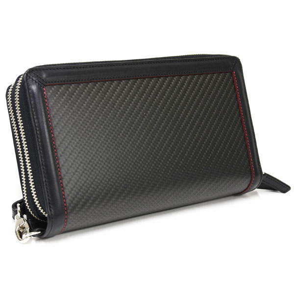 Ferrari Carbon Cloth Travel Wallet