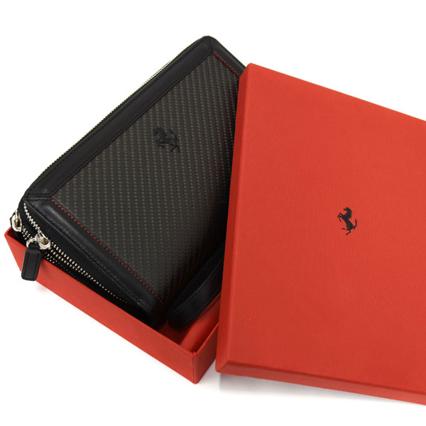 Ferrari Carbon Cloth Travel Wallet