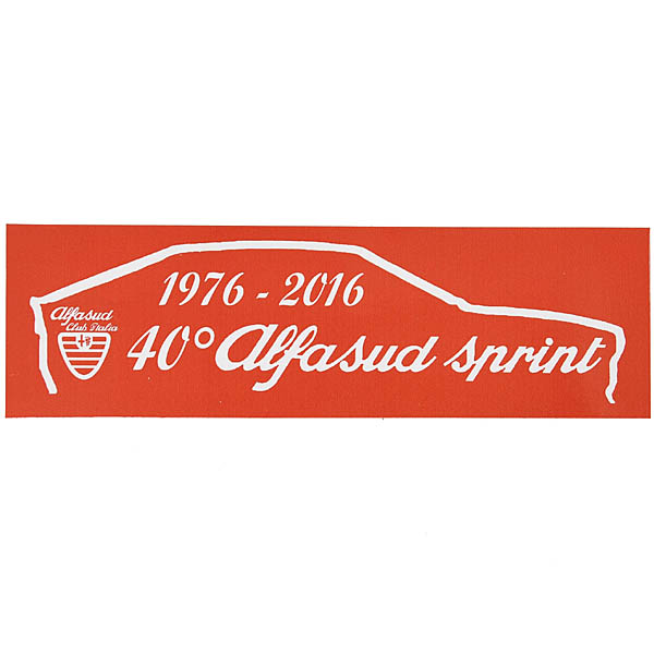 Alfasud Club Italia Alfasud Sprint 40 anni Sticker