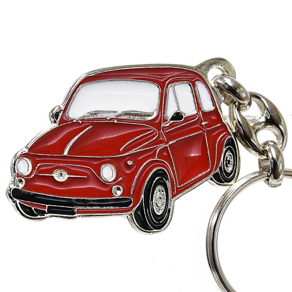 FIAT 500 CLUB ITALIA Keyring(Red)