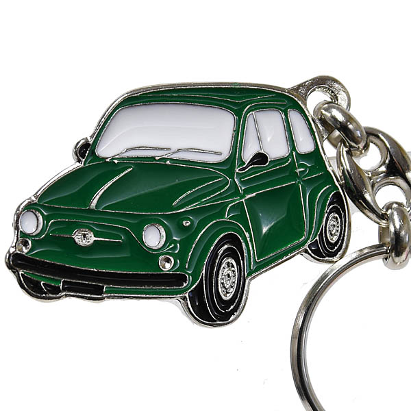 FIAT 500 CLUB ITALIA Keyring(Green) 