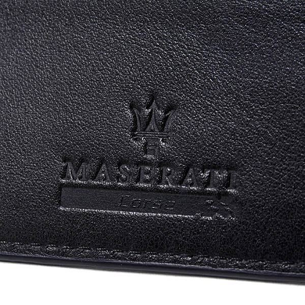 MASERATI Leather Wallet(MASERATI CORSE/Carbon Pattern)