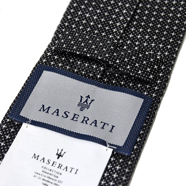 MASERATI Black Tie with Trident
