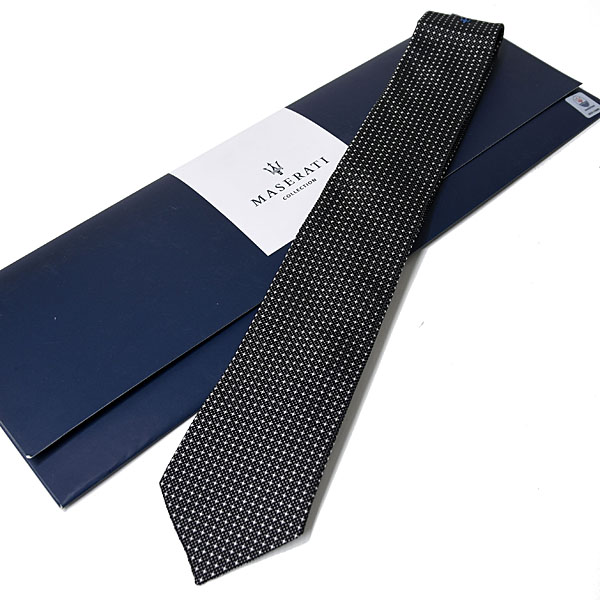 MASERATI Black Tie with Trident