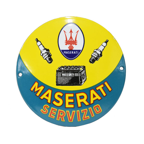 MASERATI SERVIZIOホーローサインボード