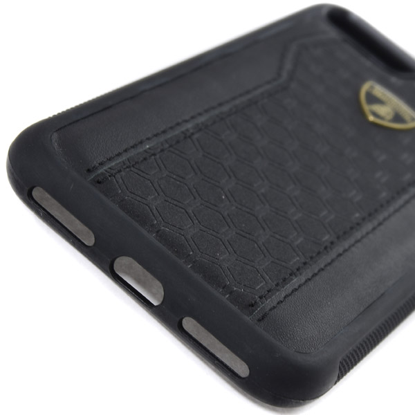 Lamborghini iPhone7 Leather Case(Black/Black)