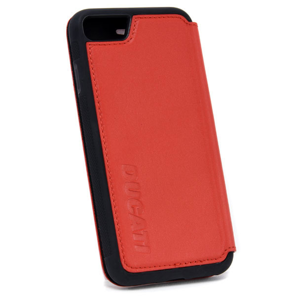 DUCATI iPhone7 Flip Type Leather Case(Red)