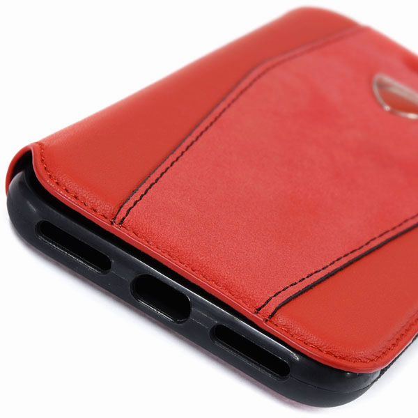 DUCATI iPhone7 Flip Type Leather Case(Red)