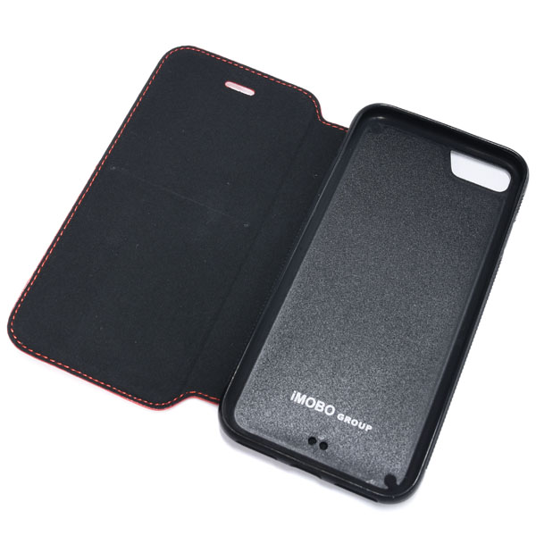 DUCATI iPhone7 Flip Type Leather Case(Red)