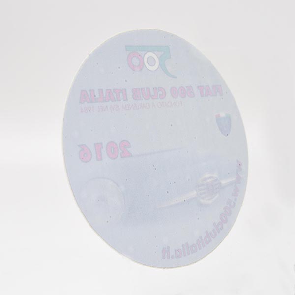 FIAT 500 CLUB ITALIA 2016 Sticker(Reverse Type)
